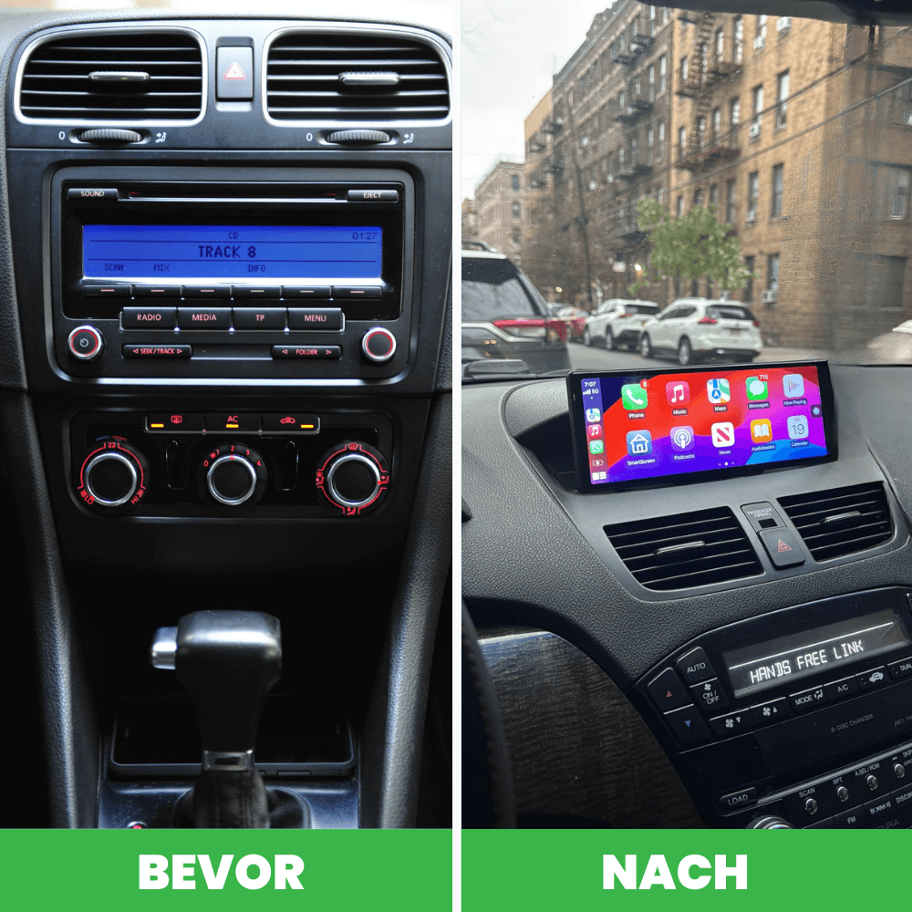 DriverView™ Drahtloser CarPlay & Android Auto Bildschirm